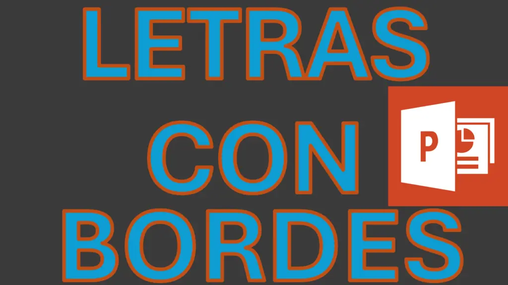 ¿Cómo Hacer Letras Con Bordes En Power Point?