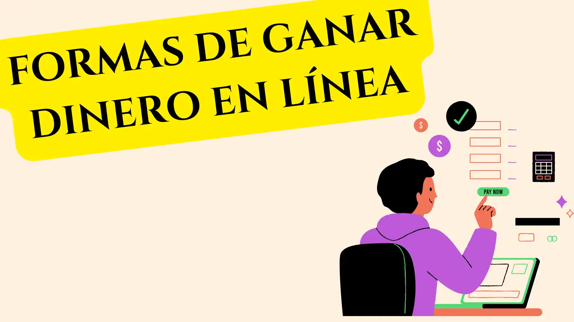 5 Formas Para Ganar Dinero En Línea