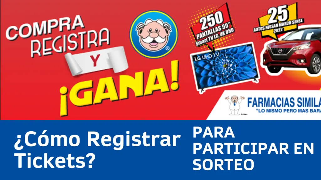 ¿Cómo Registrar Tickets De Farmacias Similares Para El Sorteo Compra Registra Y Gana Del Doctor Simi?